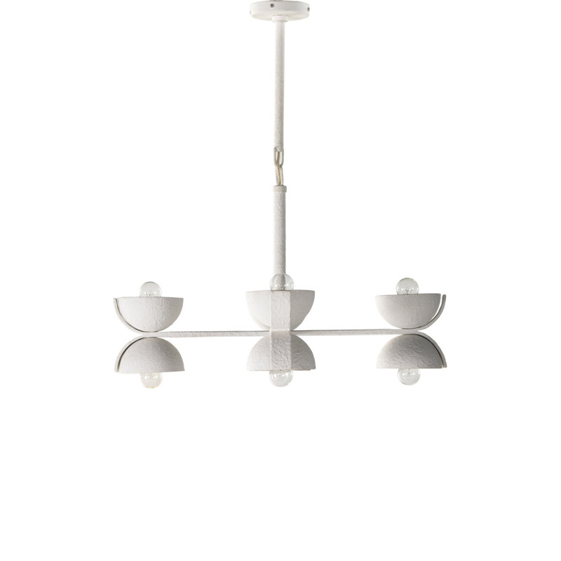 Santorini 8 - Light Chandelier, White