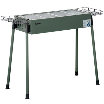 CLIY 94cm W Portable Grills Charcoal Grill