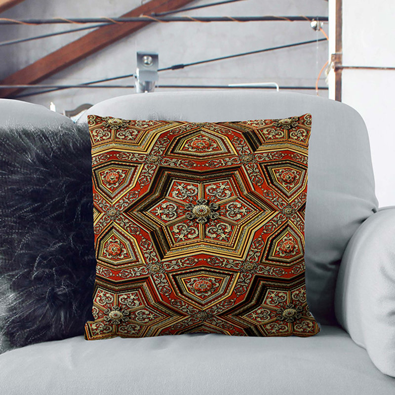 Geometric Square Cushion, 40 x 40 cm