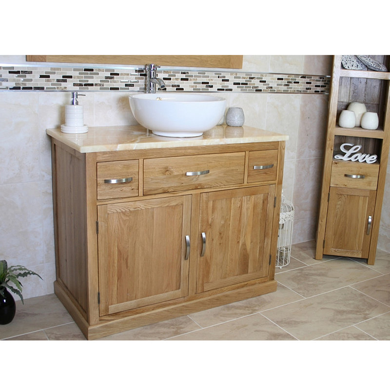 Weston 1000mm Single Bathroom Vanity with Vessel Ceramic Basin