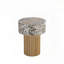 Table de bout en nacre - Base en acier inoxydable avec laiton TPR