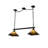 Mission 2 - Light Oil Rubbed Bronze Kitchen Island Pendant