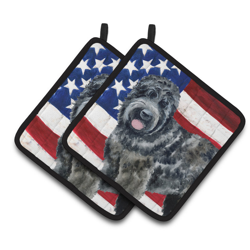 Cuisinier poignée patriotique terrier en russe caroline