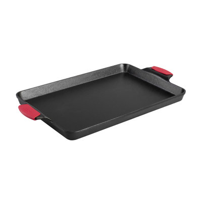 15.5"X10.5" Cast Ironbaking Pan W/Grip