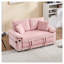 Canapé futon convertible 58 pouces en chenille