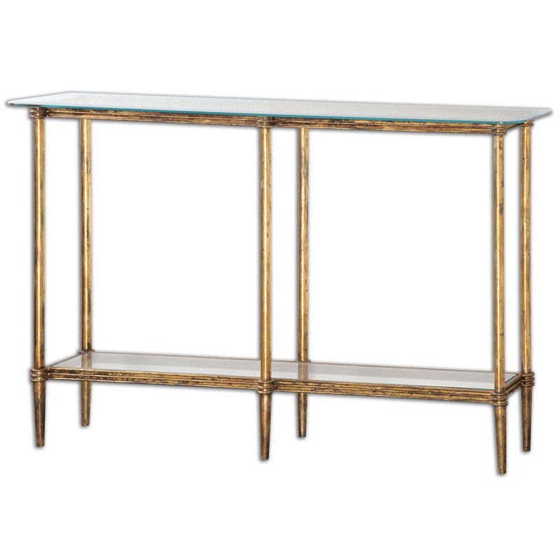 Jame 51.5'' Glass Top Console Table