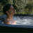Cabo Cut Corner Foam Spa Hot Tub 110v 4 to 5 Person Eco Foam 80 Aqua Jets 190 Gal. Water Capacity with Safety shutoff