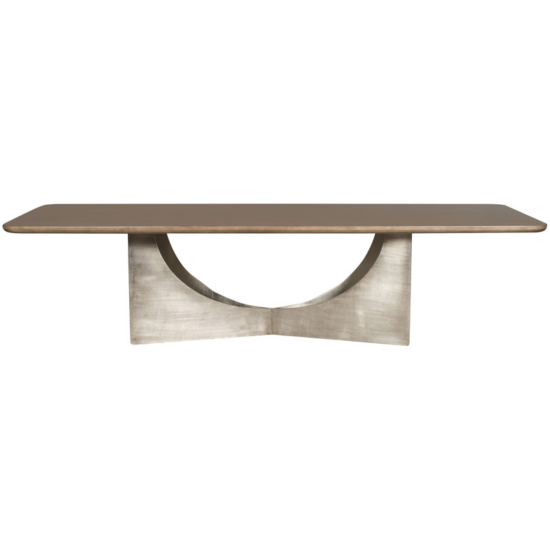 Table de salle à manger Splendor, H 29,5 po x L 120 po x l 46 po, Moka