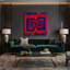 Art mural rigide sur toile bleue-120549012