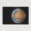  «Mars avec la lune» par le télescope Hubble de la NASA, art mural en métal, 24 po x 16 po-594504488