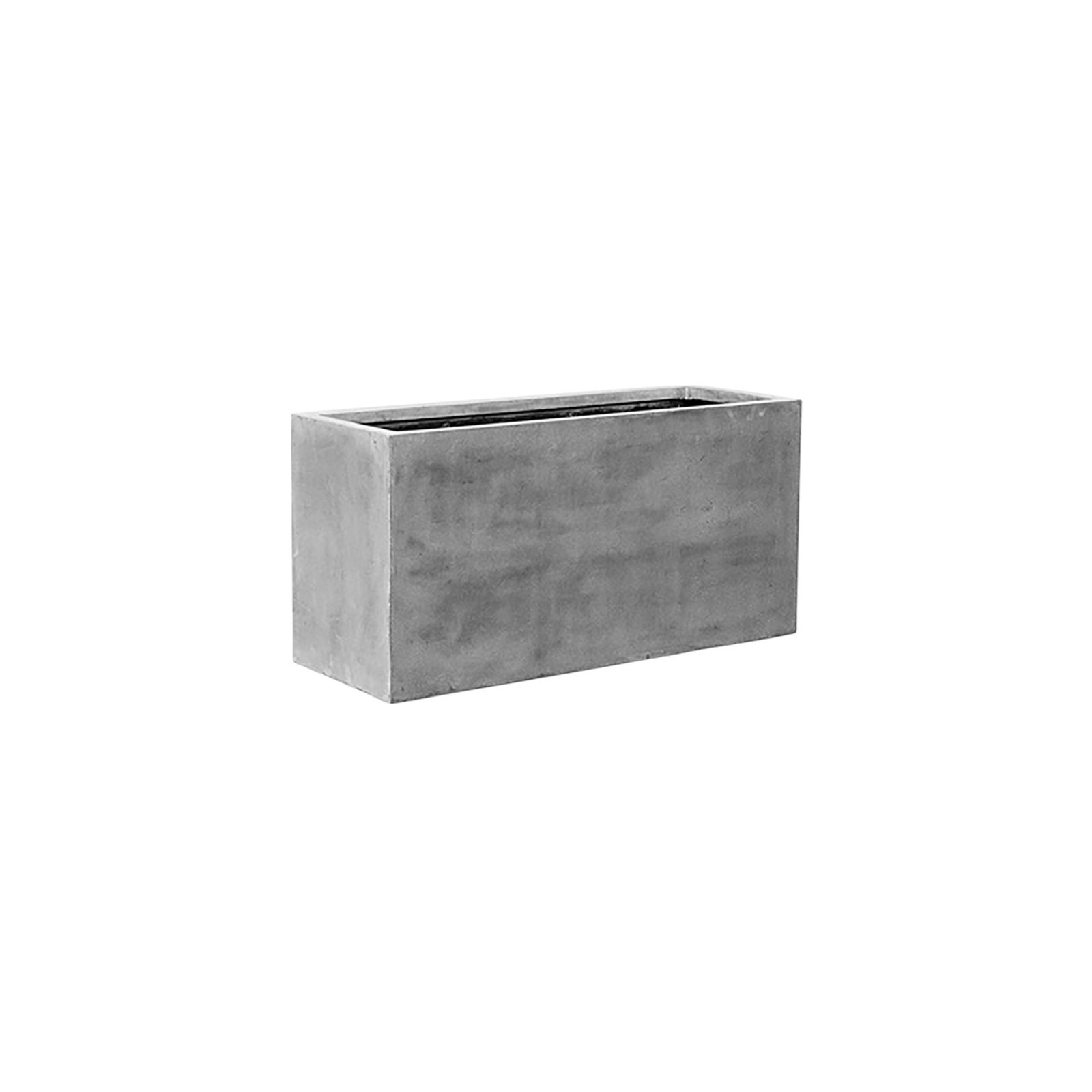 Connoisseur Handmade Planter Box, Gray, 30" H x 60" W x 23" D