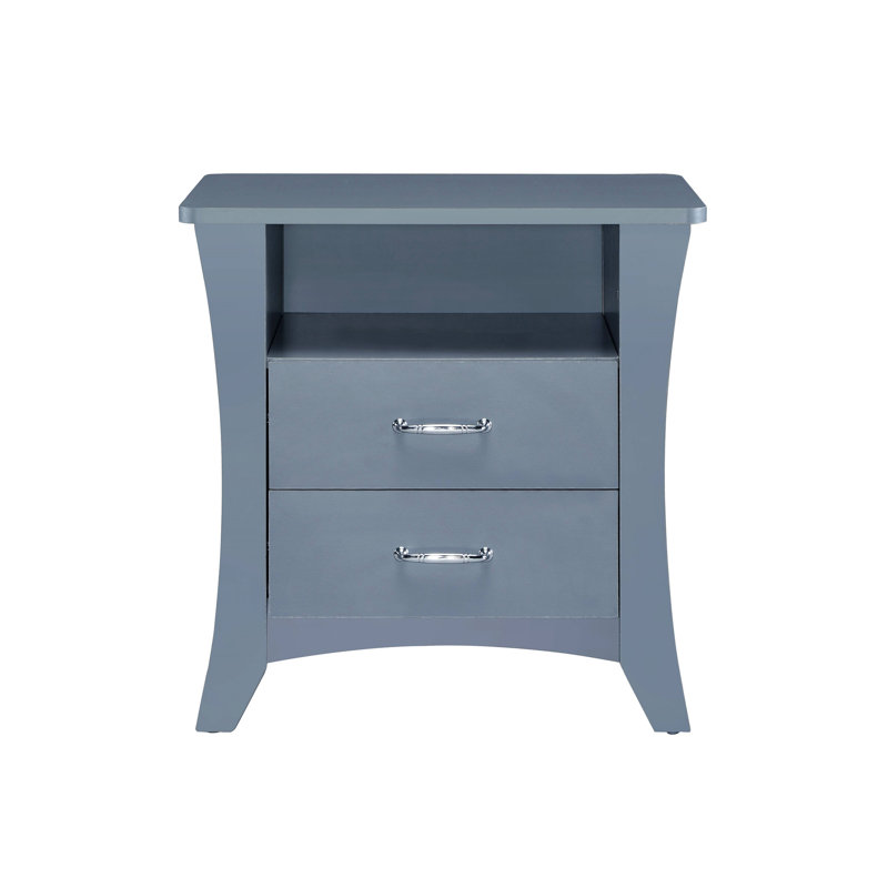 Colt Gray Finish Accent Table, Gray