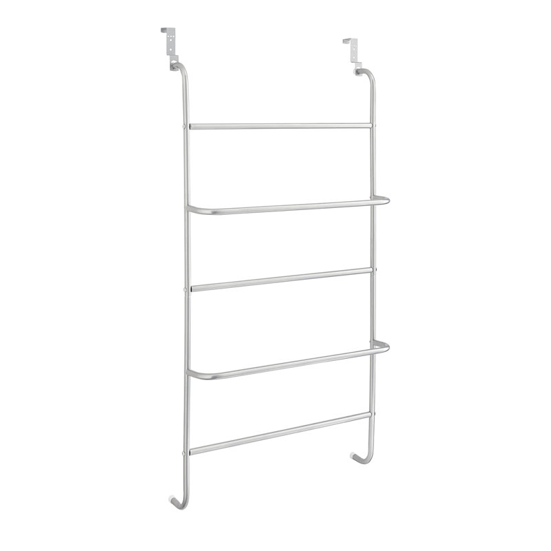 Curl Over-the-Door Towel Rack Holder Storage