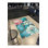 Turquoise Floral Rose Patterned Creative Modern Decorative Washable Rug