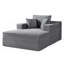 Chaise longue, canapé surdimensionné avec accoudoirs larges et coussins décoratifs-1716991959