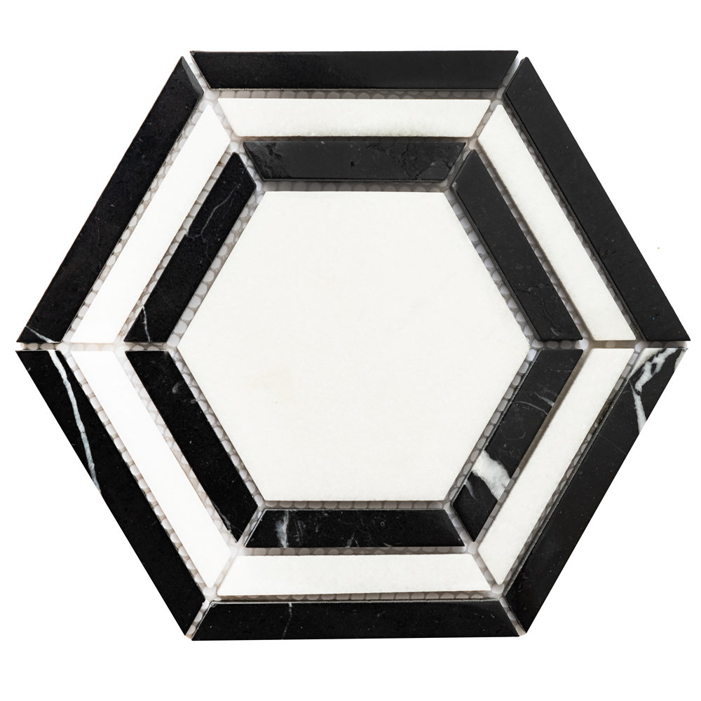 Santorini 4"x4" Natural Stone Mosaic Wall & Floor Tile The Tile Life 