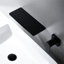 Robinet cascade noir mat pour salle de bain, produit en laiton de qualité, simple pour un contrôle de l'eau sans effort, robinet à installation compacte noire, régulation en douceur, conception