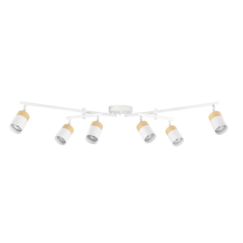 42'' 6 -Light Fixed Track Track Kit with Dimmable and Adjustable Head