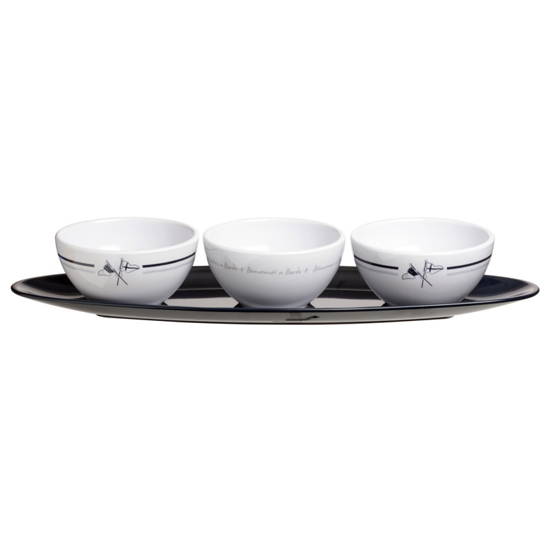 Longshore Tides Canaseraga Melamine Divided Serving Dish