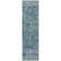 Machine Washable Indoor/Outdoor Xhevrie Blue Rug