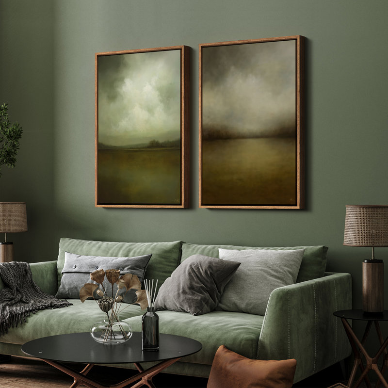 Art mural encadré, rétro, antique et classique pour chambre à coucher - 24 po x 36 po, H 36 po x l 24 po, Naturel