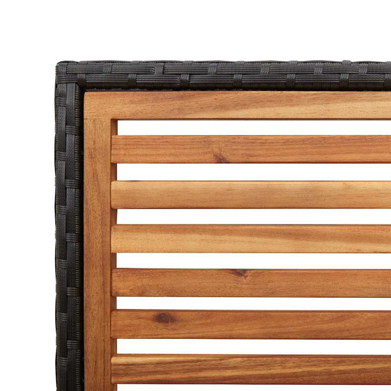 Patio Dining Armchair, Black