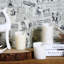 Papier peint rétro à peler et coller pour la maison - Style anglais rétro pour café, studio, dortoir