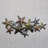 Handmade Abstract Wall Decor on Iron-1140608242