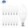 60-Watt Equivalent C11 Non-Dimmable Candle LED Light Bulb E12 5000K