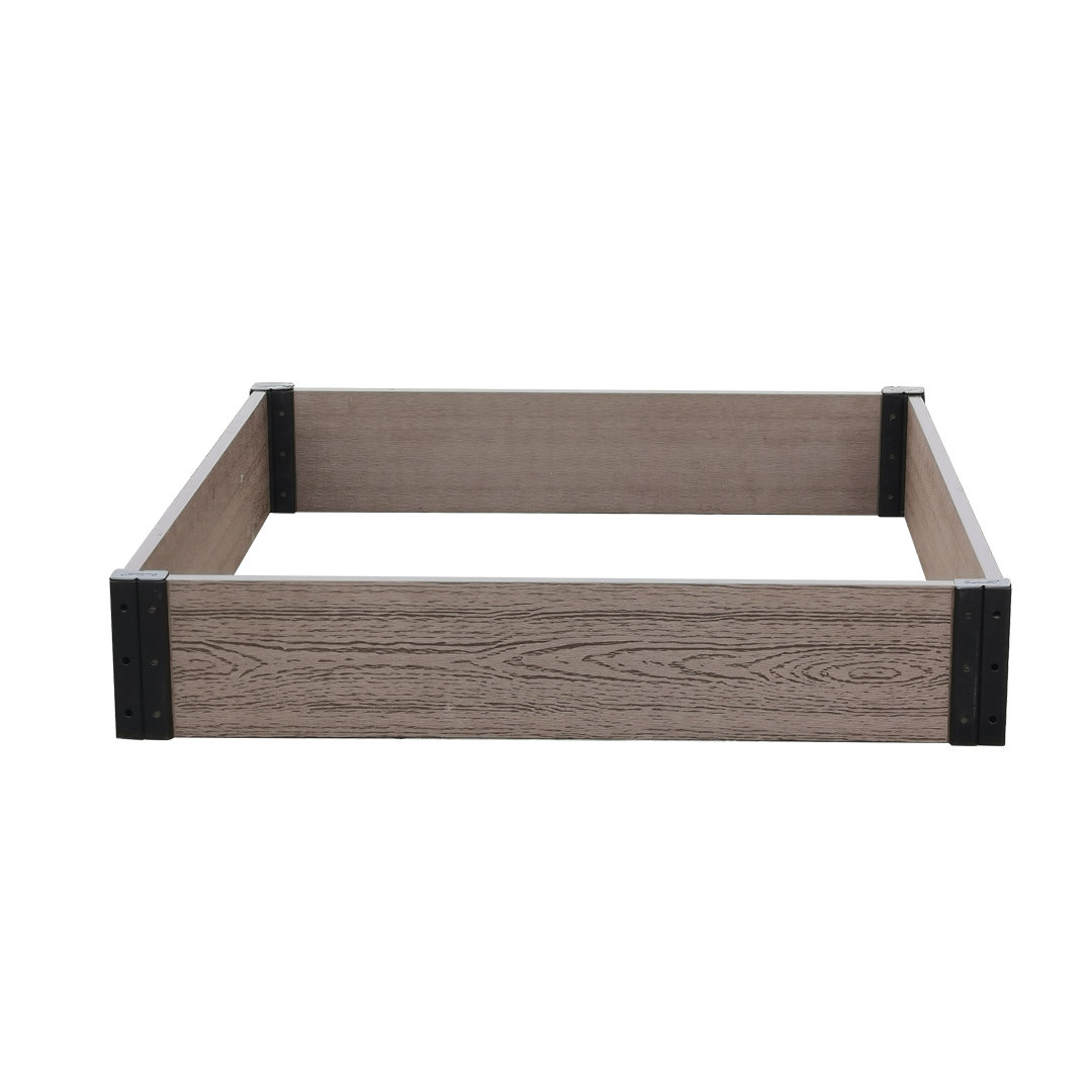 Outdoor Wood Plastic Composite Raised Garden Bed EverBloom 