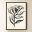 «Ink Flower I Cream» par Sara Zieve Miller - Impression sur toile-2081713824-2081713839