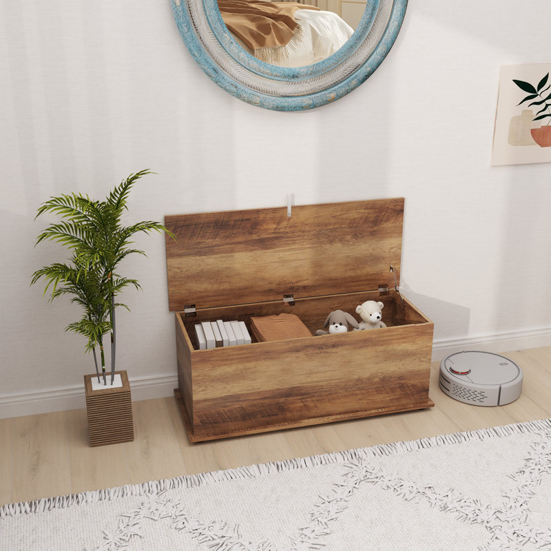 Almerton Blanket Chest, Grey Wood Grain