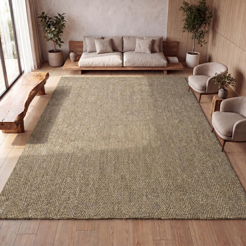 Tapis intérieur / extérieur Rowena Easy Jute, Beige, Rectangulaire 3 pi x 5 pi