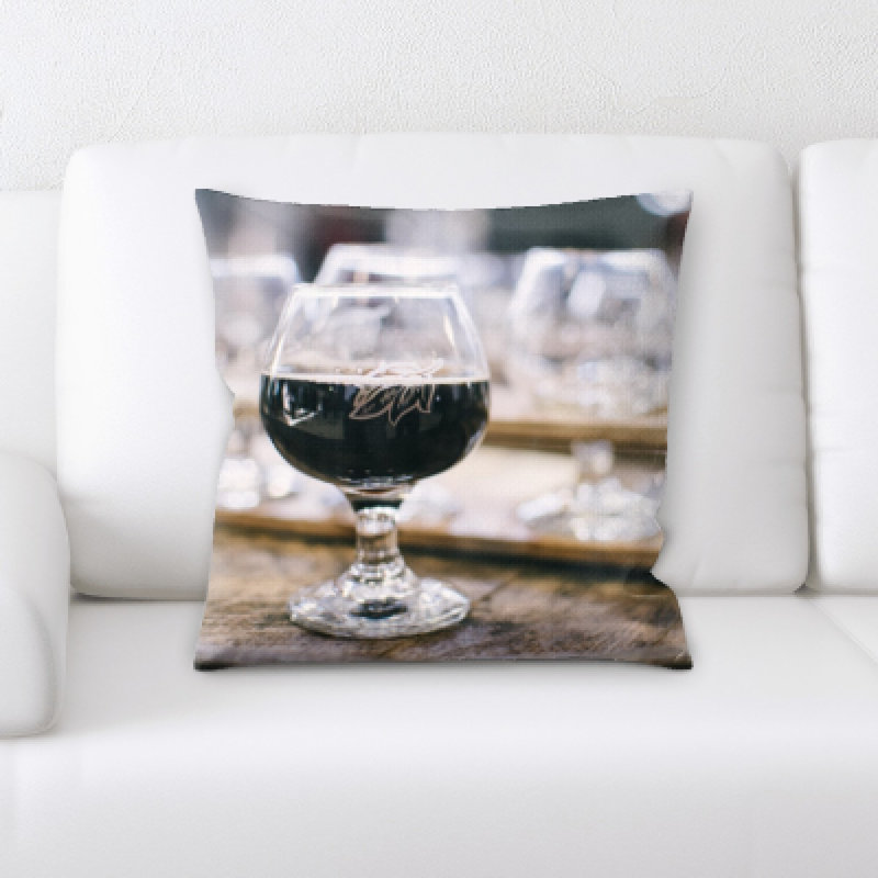 Appetizing Microsuede Reversible Throw Pillow