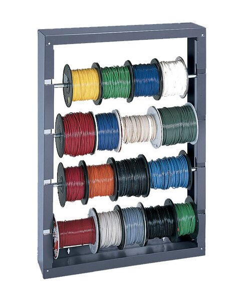 4 Set of 54-Spool Sewing Thread Holder Wall-Mount Metal Storage Organizer  Rack 