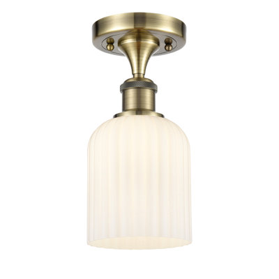 Ballston - Adriena - 1 Light 5" Semi-Flush Mount