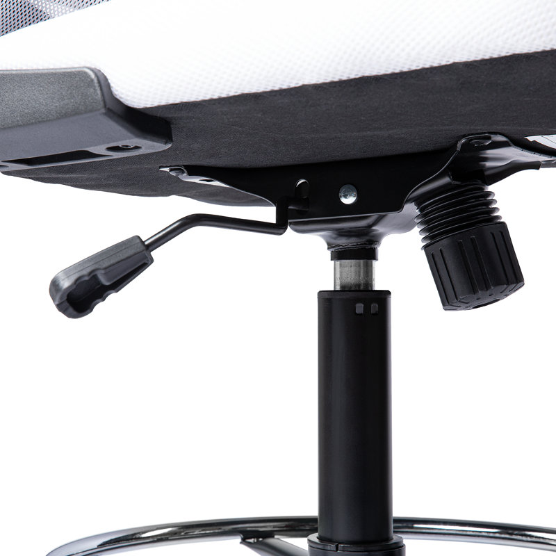 Ergonomic Desk Chair, Mesh Home Office chair, Swivel Desk, Computer Chair with Lumbar Support, Height Adjustable with Foot Ring