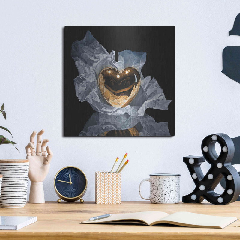 «Heart Of Gold» par François Chartier, H 12 po x l 12 po