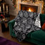 Couverture réversible jacquard à motif tête de mort mexicaine d'Halloween de Greenland Home Fashions, 127 x 152 cm-130802496