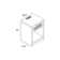 Dearbhaile 25'' 1 - Drawer Nightstand with Built-In Outlets