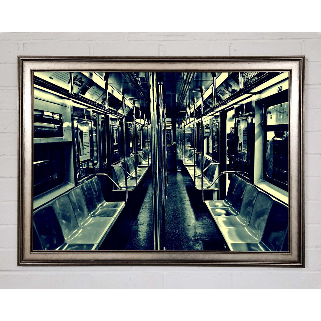 New York City Train - Einzelner Bilderrahmen Kunstdrucke