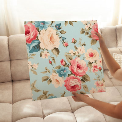 Floral Cottagecore Symphony Cottage Unframed Art Print