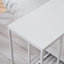 C Type Single Layer MDF Iron Rectangle Brown Triamine Side Table-1629393423-1629393417