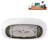 67" Streamline Soaking Glossy White Freestanding Tub and Tray With Internal Drain-101413052