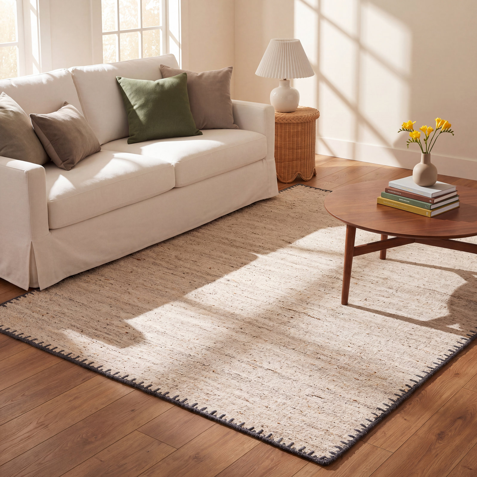 Jayde Hand-Woven Geometric Rug, Rectangle 6' x 9'