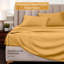 Ensemble de draps en coton égyptien luxueux de couleur unie à densité de tissage de 1000 fils avec poches profondes Simba-22196736-22196740