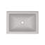 Lavabo de salle de bain rectangulaire encastré à la main NativeStone-37737144