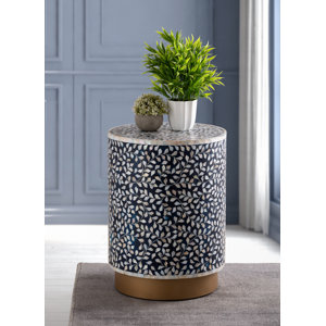 Megois Handmade Block End Table (ours is ivory)