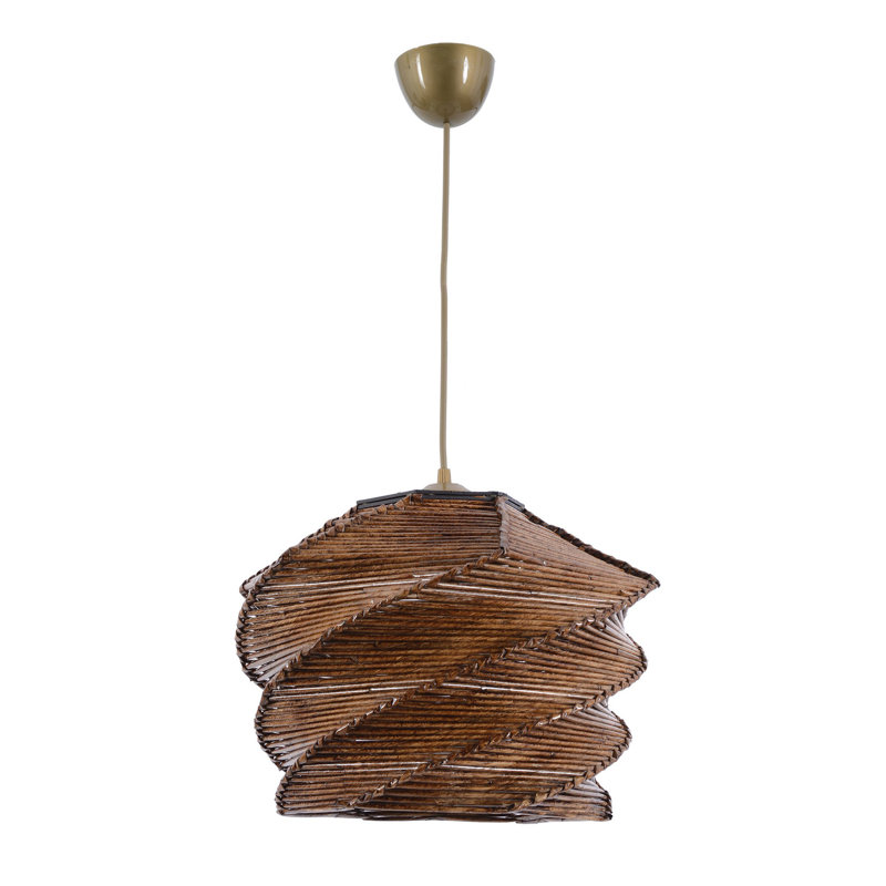 Lustre Kulle, H 10,2 po x l 12,6 po x P 12,6 po, Vieilli