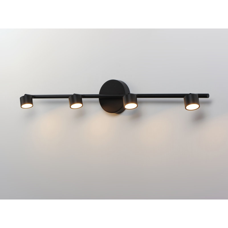 Flord 4 - Light LED Kitchen Island Pendant, Black